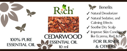 AROMA_111_EO_CEDARWOOD 10 ml_Label AROMA_111_EO_CEDARWOOD 10 ml_Label