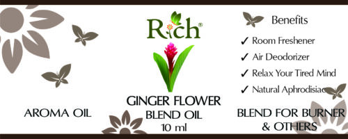 AROMA_112_BO_GINGER FLOWER 10 ml_Label
