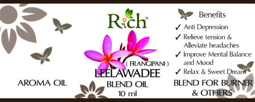 AROMA_112_BO_LEELAWADEE (FRANGIPANI) 10 ml_Label