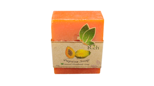 BATH_121_CP-SOAP-70g_BRIGHTENING-SKIN BLEMISH_PAPAYA_Front BATH_121_CP-SOAP-70g_BRIGHTENING-SKIN BLEMISH_PAPAYA_Front