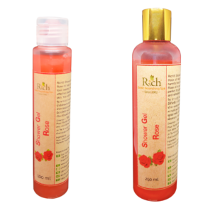 SHOWER GEL_100 and 250 ml_ROSE_Front
